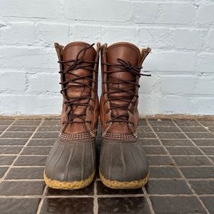 L.L. Bean Women's Bean Boots, 10" Shearling-lined - Fit Sz 7